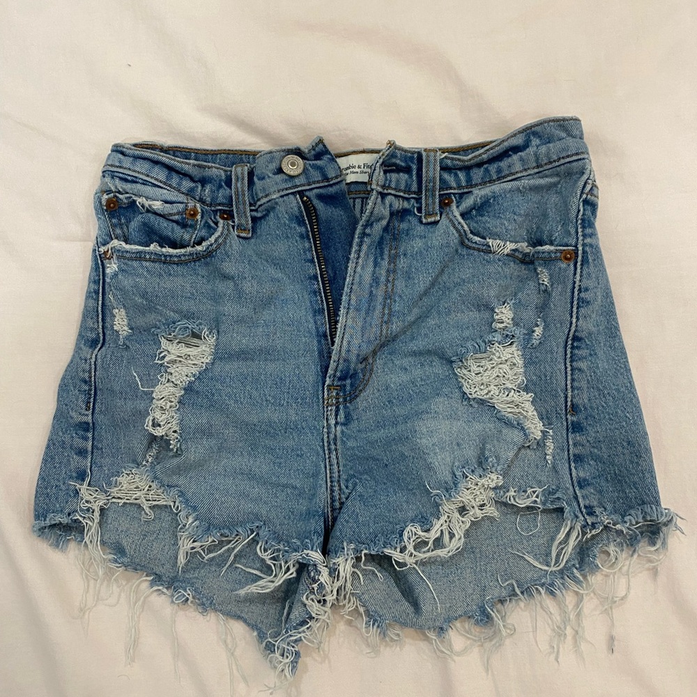 High rise mom short